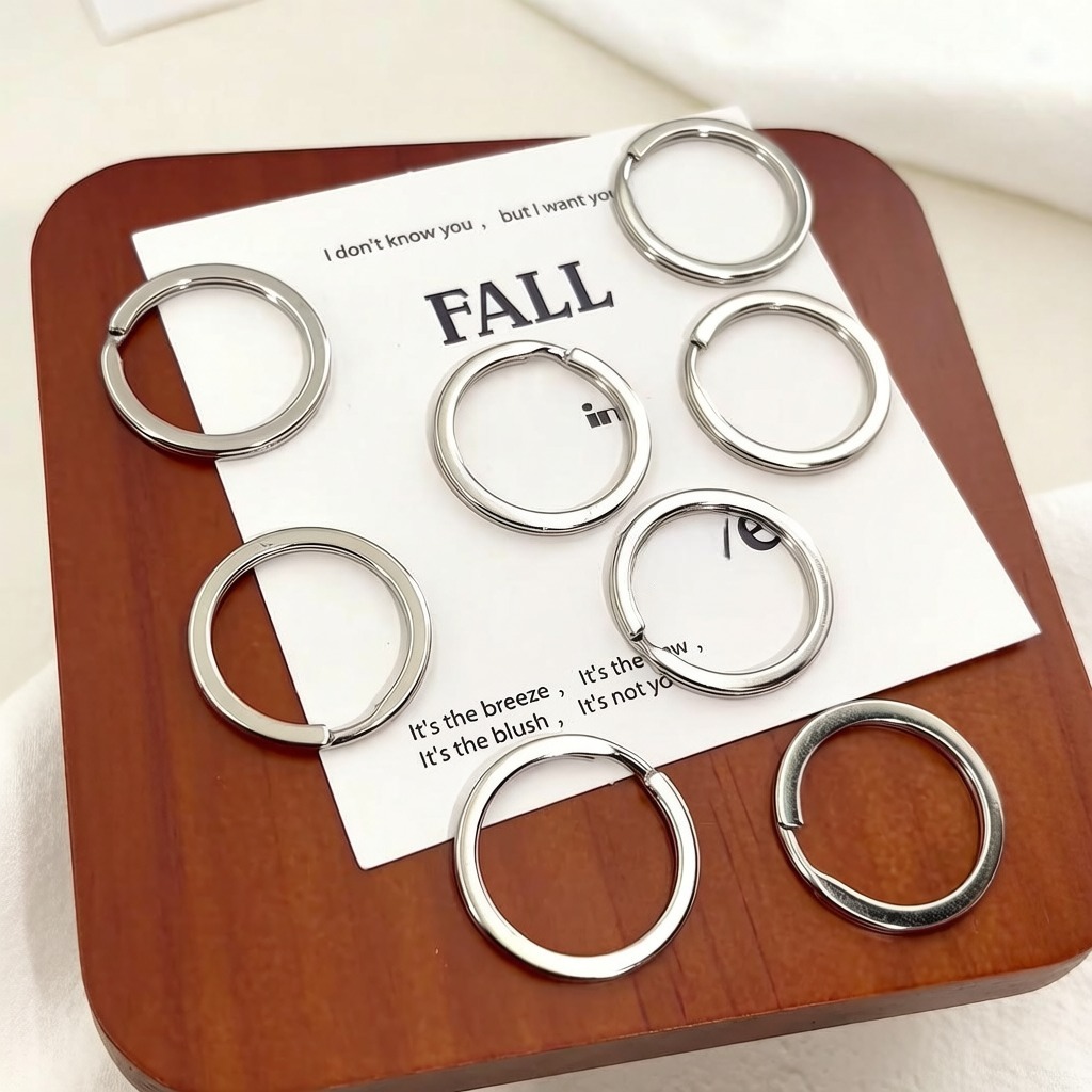 10/20/100 ชิ้น ห่วงกุญแจโลหะ ข - Jewelry Making Hoops บทวิจารณ์และราคา
