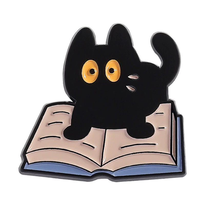 เข็มกลัดแมวพังก์การ์ตูนสีดำ แอ - Jewelry Making Journal บทวิจารณ์และราคา