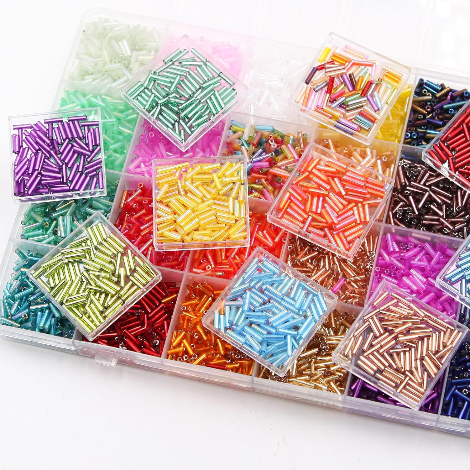 ประมาณ 6720 ชิ้น/กล่อง ลูกปัดห - Crimp Bead Tube บทวิจารณ์และราคา