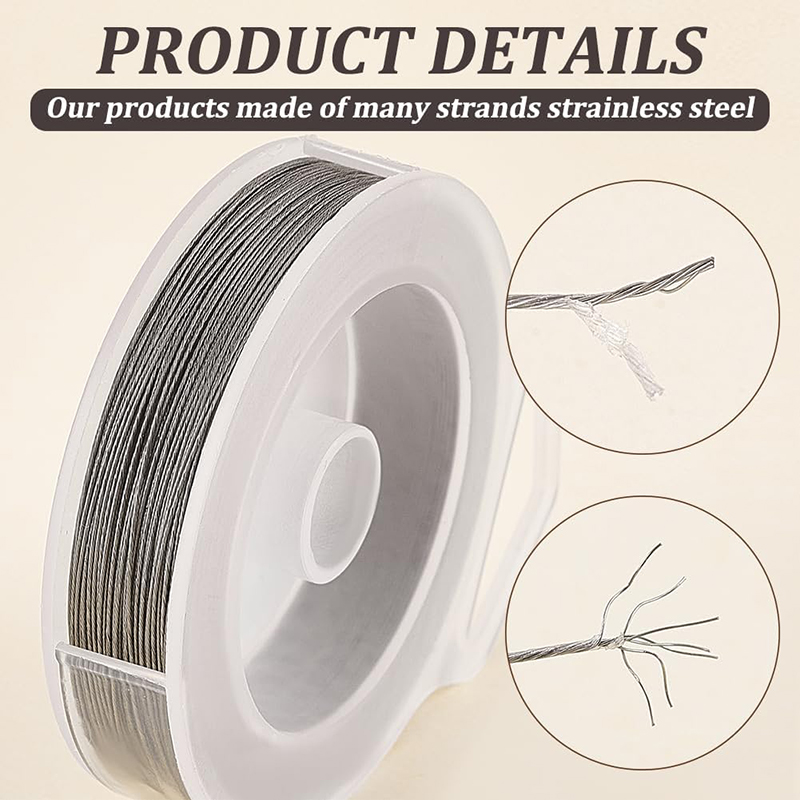 30 M/ม้วนสแตนเลสสตีลประดับด้วย - Jewelry Making Thread บทวิจารณ์และราคา