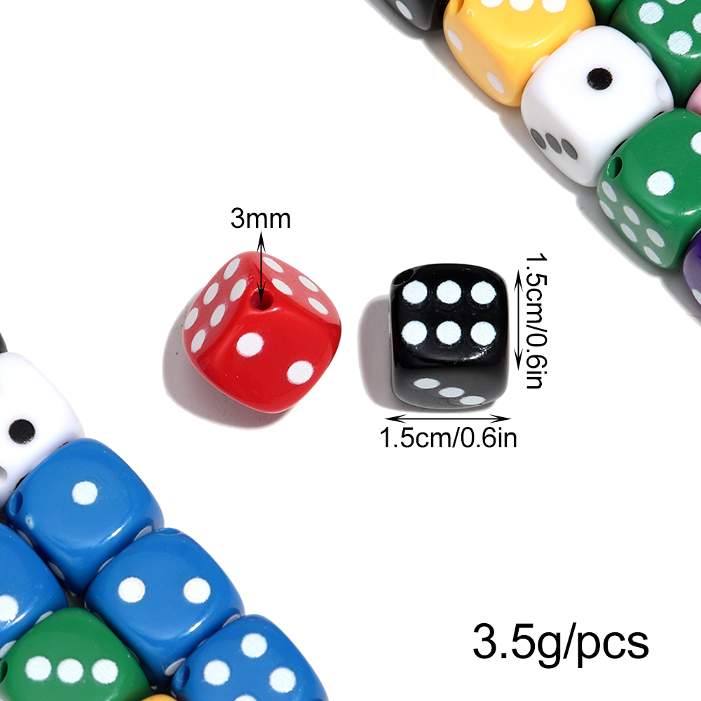 ลูกปัดอะคริลิคหลากสีสัน 10 ชิ้ - Jewelry Making Game บทวิจารณ์และราคา