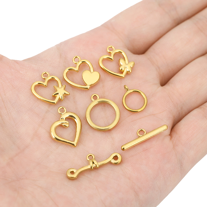 ตัวล็อคแบบ OT สแตนเลสเคลือบ PV - Jewelry Making Necklaces บทวิจารณ์และราคา