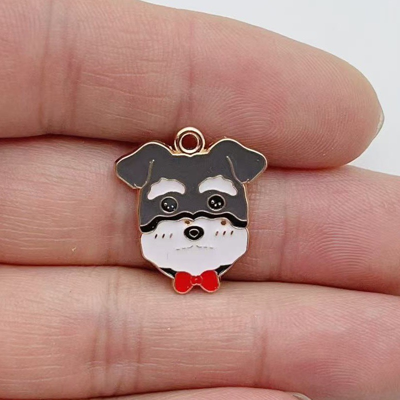 จี้โลหะผสมรูปสุนัขลายจุดการ์ตู - Jewelry Making Earrings บทวิจารณ์และราคา