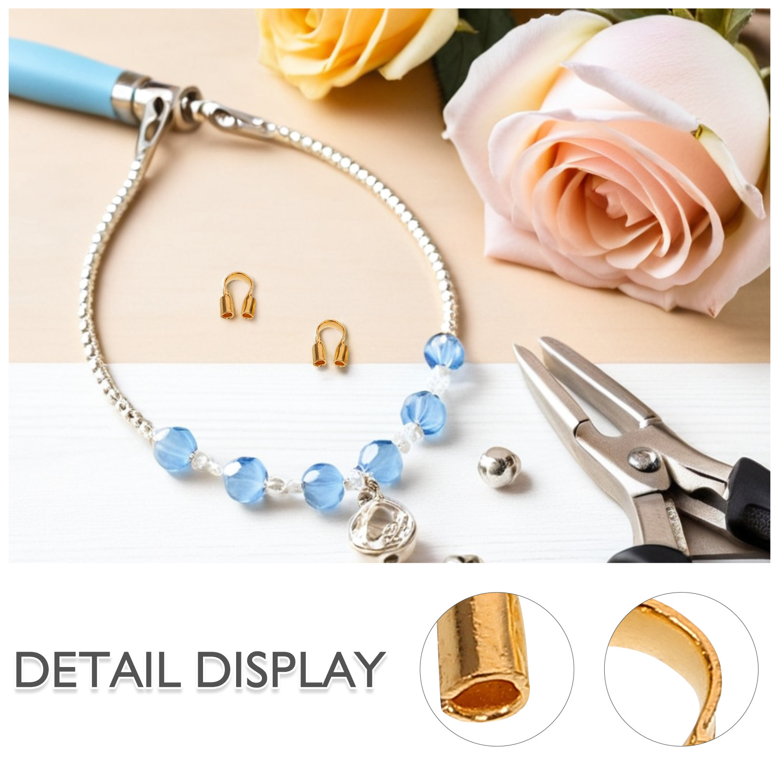 ท่อป้องกันสายไฟแบบยู 500 ชิ้น  - Jewelry Making Thread บทวิจารณ์และราคา