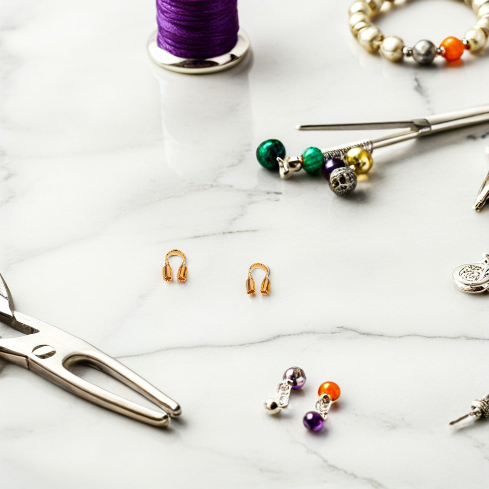 ท่อป้องกันสายไฟแบบยู 500 ชิ้น  - Jewelry Making Thread บทวิจารณ์และราคา