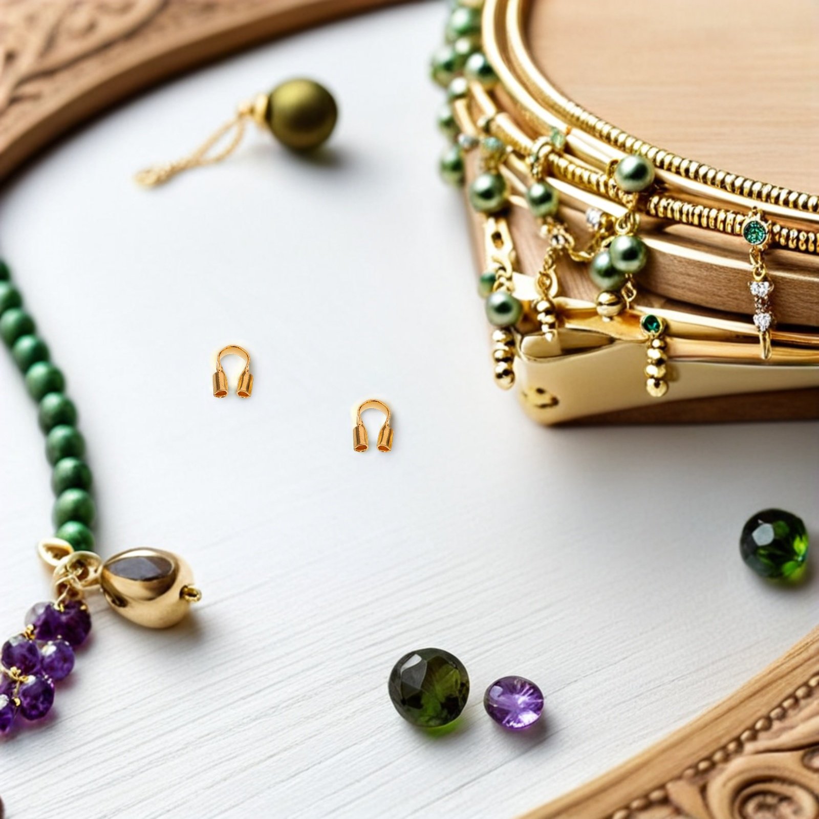 ท่อป้องกันสายไฟแบบยู 500 ชิ้น  - Jewelry Making Thread บทวิจารณ์และราคา