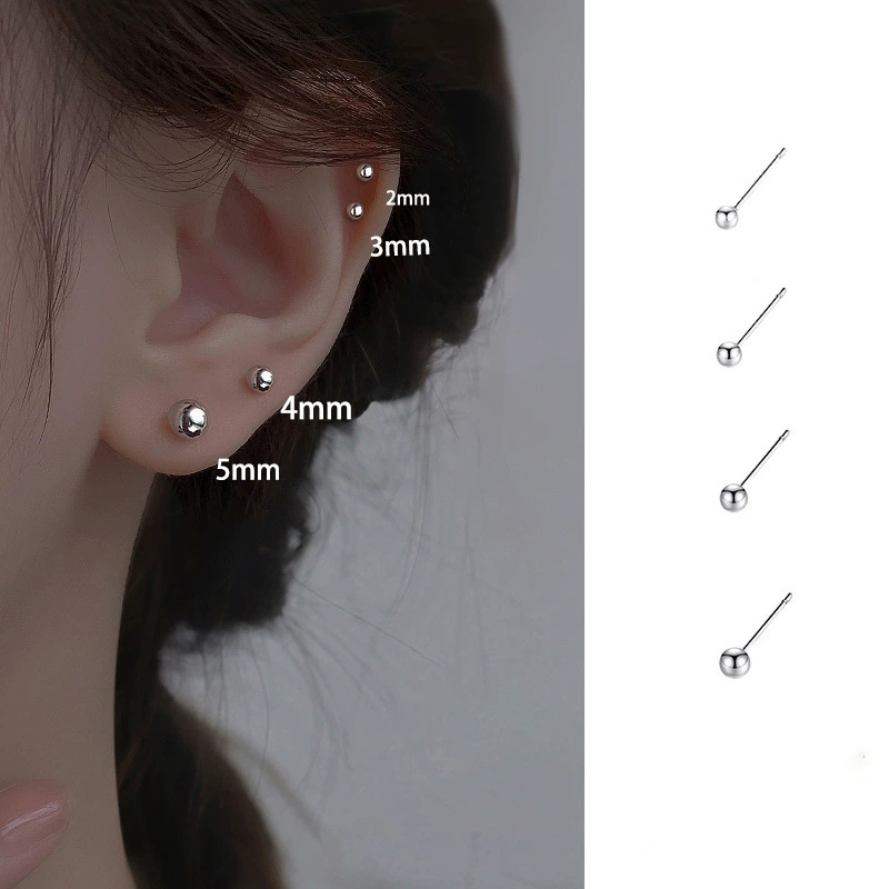 ต่างหูเงินแท้ 925 แบบเจาะกระดู - Beading Needle Fine บทวิจารณ์และราคา