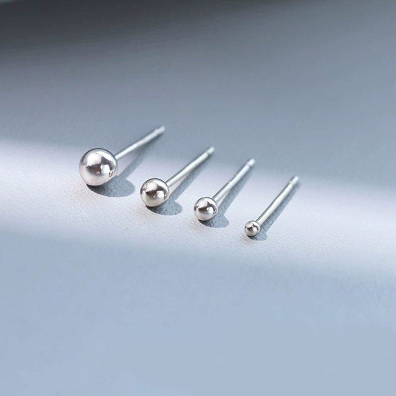 ต่างหูเงินแท้ 925 แบบเจาะกระดู - Beading Needle Fine บทวิจารณ์และราคา