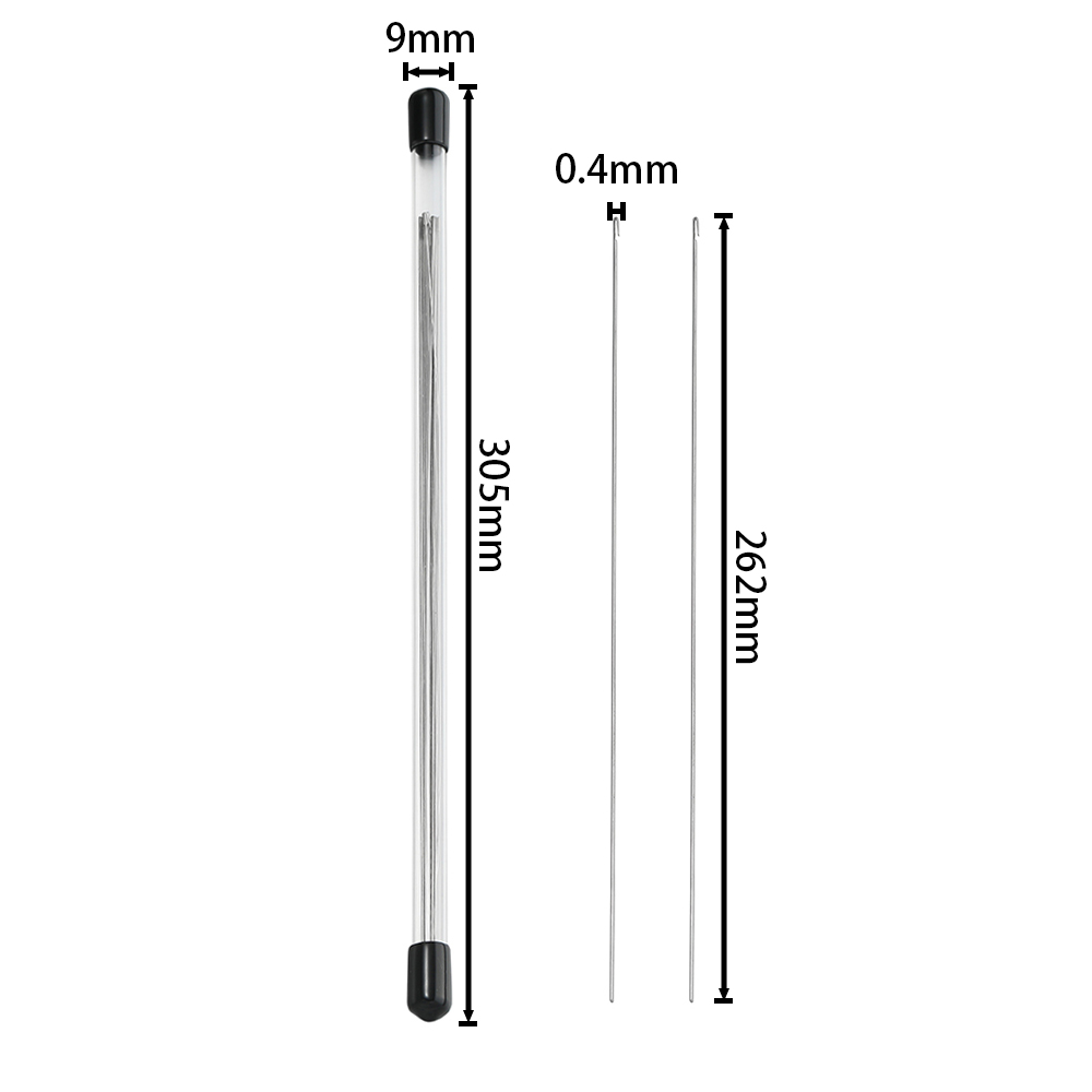2pcs ลูกปัดเข็มเข็มเหล็กยาวและ - Beading Needle Fine บทวิจารณ์และราคา