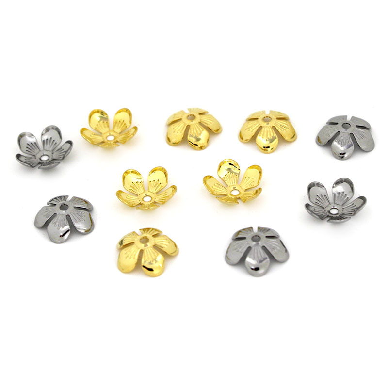 50 ชิ้น 11 มิลลิเมตรสแตนเลสดอก - Bead Cap Flower บทวิจารณ์และราคา