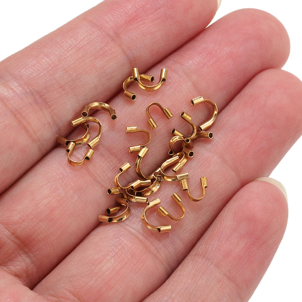 ตัวล็อคสายไฟรูปตัวยู 50 ชิ้น ท - Jewelry Making Yarn บทวิจารณ์และราคา