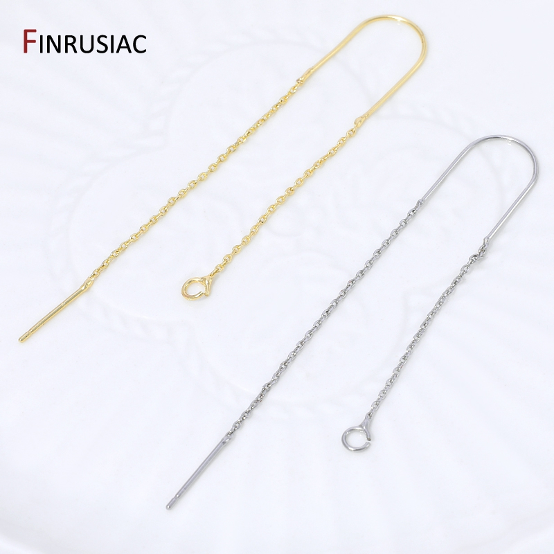 ต่างหูแบบห้อยพู่ยาวชุบทอง 18K  - Jewelry Making Thread บทวิจารณ์และราคา