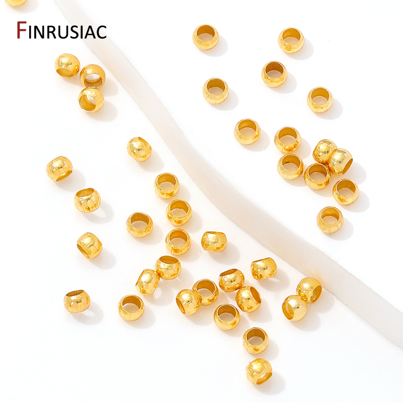 ทองเหลืองชุบทอง 18K รอบ/หลอด C - Crimp Bead Tube บทวิจารณ์และราคา