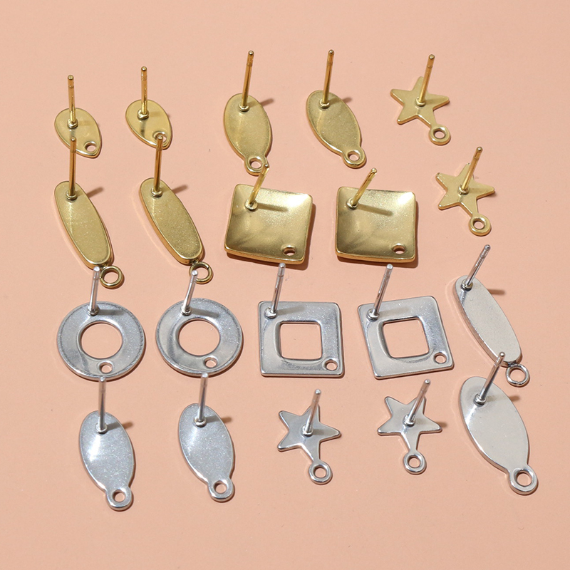 20ชิ้นสแตนเลสหัตถกรรมต่างหูกระ - Jewelry Making Earrings บทวิจารณ์และราคา