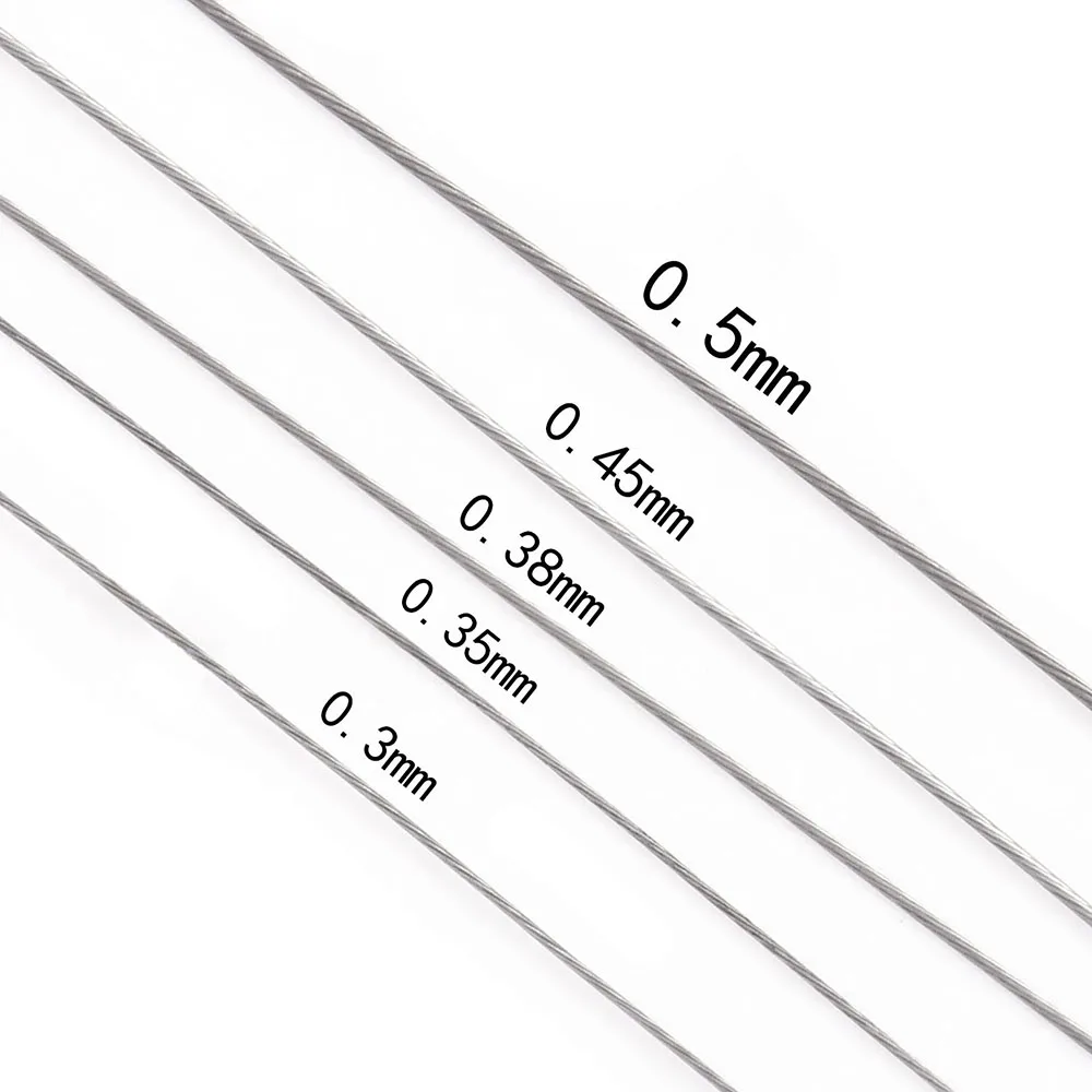 ลวดสแตนเลส 7 เส้น ยาว 328 ฟุต/ - Jewelry Making Thread บทวิจารณ์และราคา