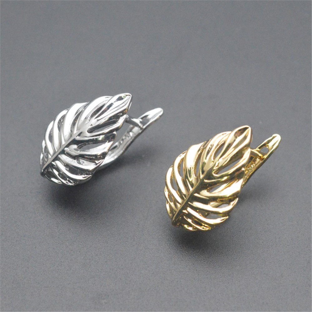 ต่างหูแบบตะขอเกี่ยวรูปใบไม้ ชุ - Jewelry Making Hoops บทวิจารณ์และราคา