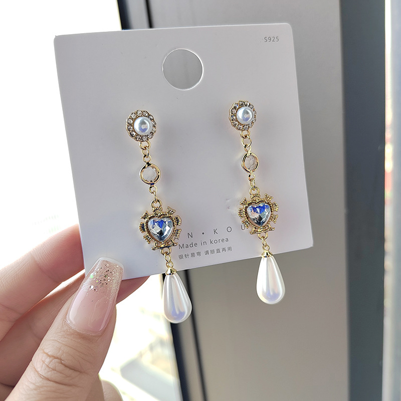 Pearl ต่างหูแฟชั่นสำหรับผู้หญิ - Beading Needle Fine บทวิจารณ์และราคา
