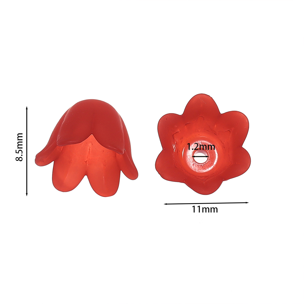 ลูกปัดอะคริลิกรูปดอกเบลล์ฟลาวเ - Bead Cap Flower บทวิจารณ์และราคา