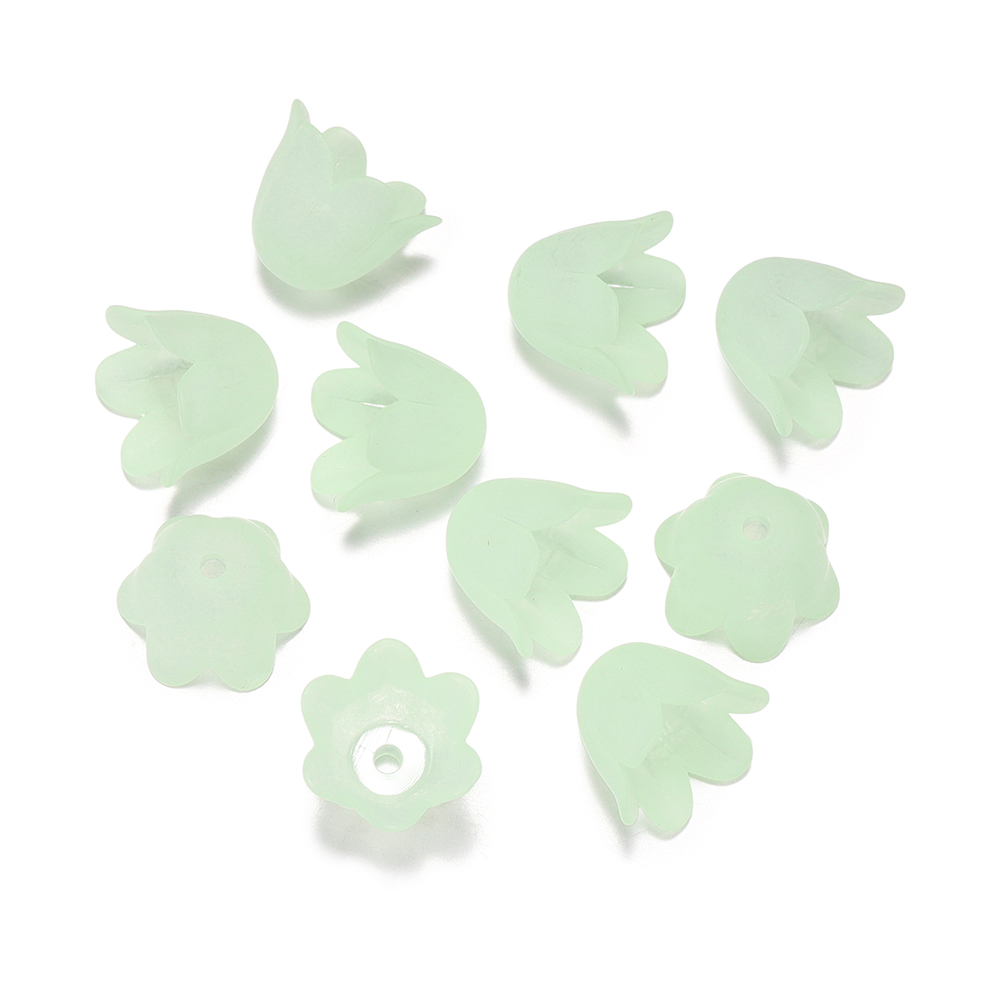 ลูกปัดอะคริลิกรูปดอกเบลล์ฟลาวเ - Bead Cap Flower บทวิจารณ์และราคา